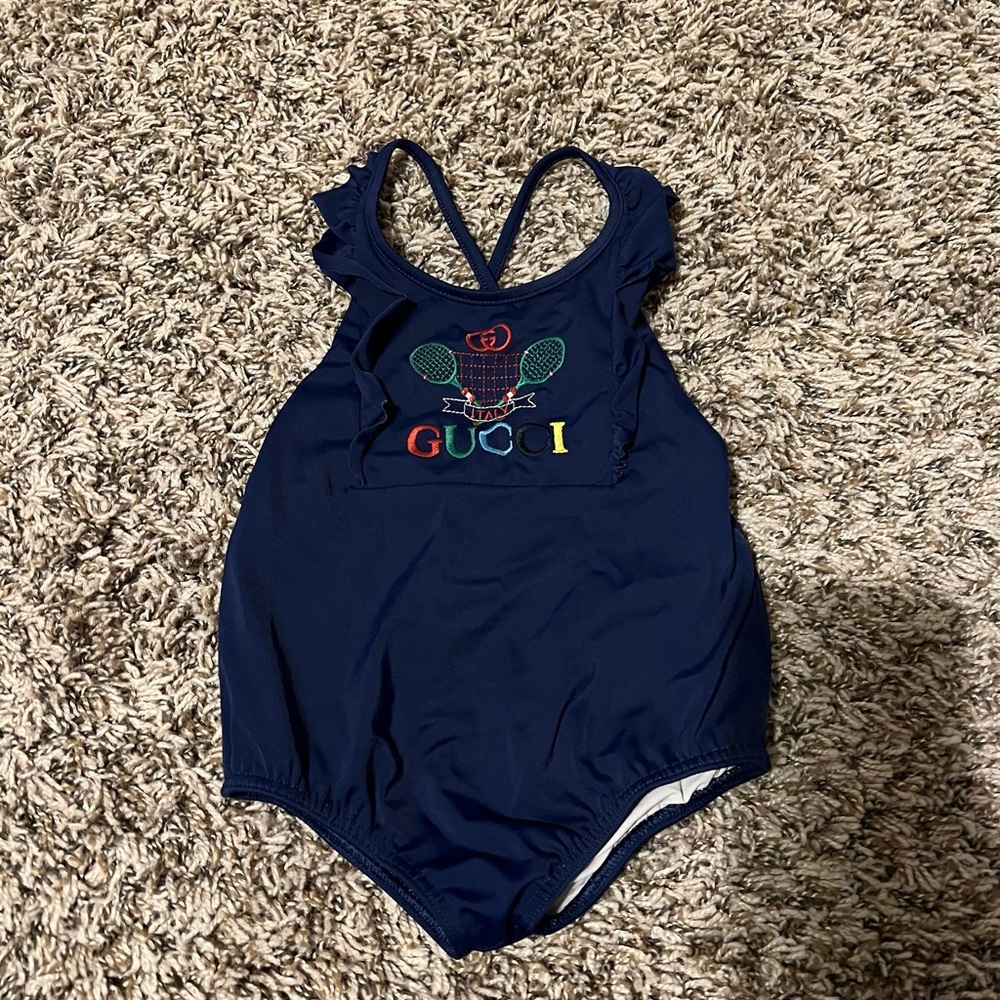 gucci baby swimsuit